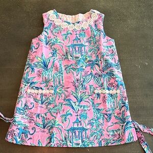 Lilly Pulitzer Pink and Blue Kids Casual Dress